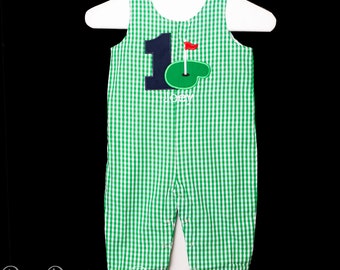 Personalized Golf Birthday Outfit, Golf Birthday Longall, Birthday Golf Longall, Custom, Any Age/Colors, Personalized