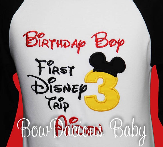 My First Disney Trip Shirt, Birthday Shirt, 1st Disney Trip, Custom Disney Shirt, Any Age, Custom Colors, Personalized Birthday Shirt Il_570xn
