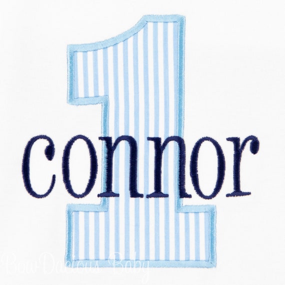 1 Birthday Shirt, Number Birthday Shirt, 1st Birthday Shirt, 1st Birthday Shirt, Personalized, Seersucker, Embroidered, Custom Il_570xn