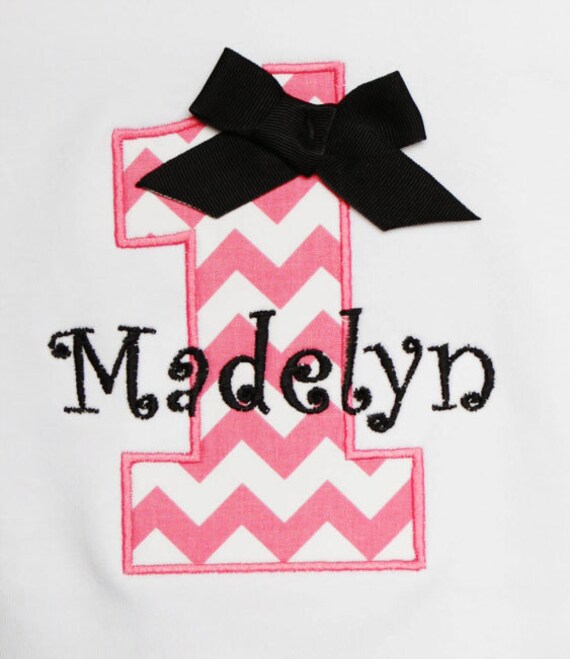 First Birthday Shirt, First Birthday Bodysuit, Custom Girls Birthday Shirt, Any Age Il_570xn