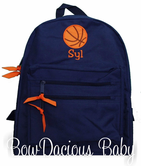 Monogram Basketball Backpack, Name Basketball Backpack, Monogram Basketball Bag, Name Basketball Bag, Soccer Backpack, Personalized, CUSTOM Il_570xn