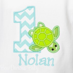 Sea Turtle Birthday Shirt, Ocean Theme Birthday Shirt, Any Age, Any Colors, Birthday Party Shirt, Custom