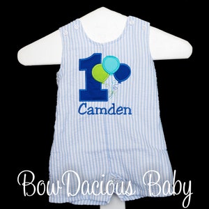 1st Birthday Jon Jon, Balloon Birthday Outfit, 1st Birthday Outfit, Boy Birthday Jon Jon, Cake Smash Outfit, Balloon Birthday Outfit, Custom