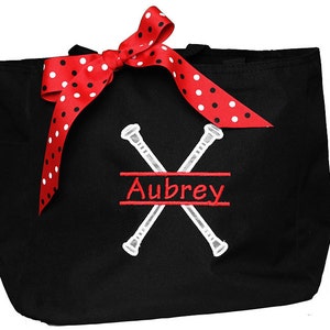 Baton Tote Bag, Baton Bag, Twirling Bag, Monogrammed Bag, Personalized, Perfect for Swimming Lessons