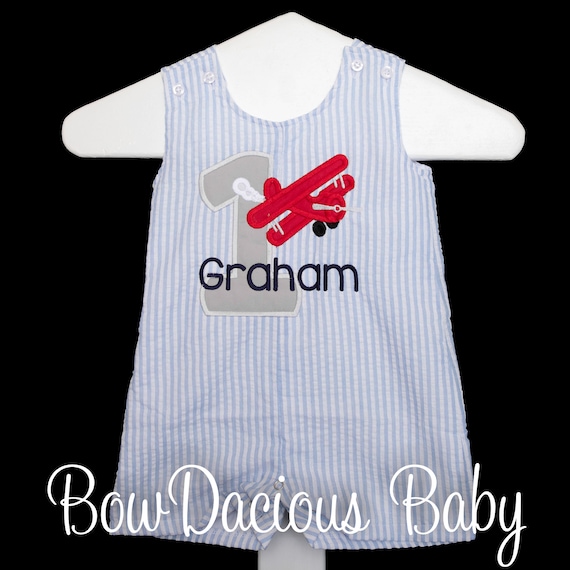 Boys First Birthday Outfit, First Birthday Boy, First Birthday Outfit Boy, 1st Birthday Jon Jon, Boys First Birthday, Airplane Jon Jon Il_570xn