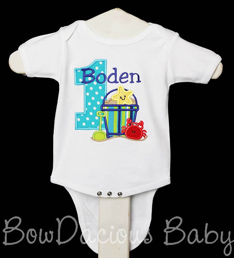 Sand Bucket Birthday Shirt, Beach Birthday Shirt, Sand Pail Birthday Shirt, Beach Theme Birthday Shirt, Custom Birthday Shirt image 5