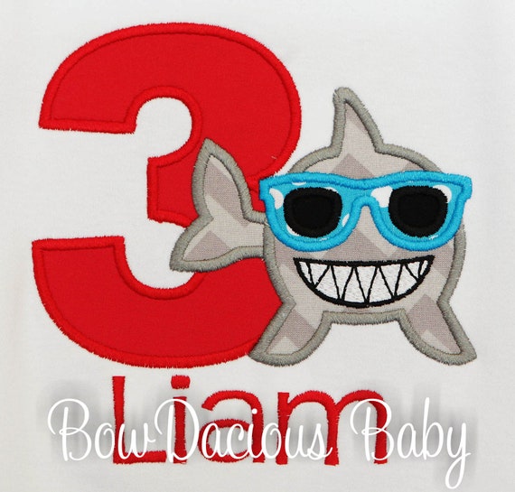 Shark Birthday Shirt Il_570xn