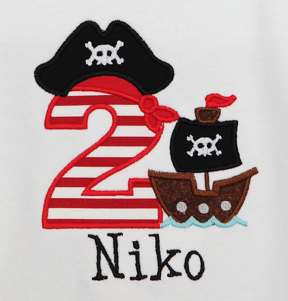 pirate birthday shirt