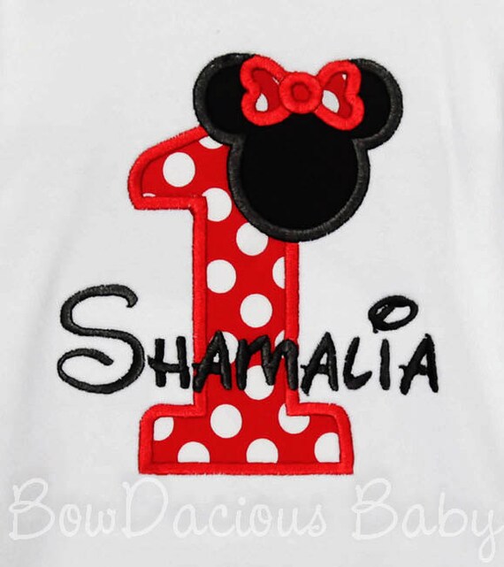 Minnie Mouse Birthday Shirt, Minnie Birthday Shirt, Girls Birthday Shirt, Custom Birthday Shirt, Personalized Birthday Shirt, Birthday Shirt Il_570xn