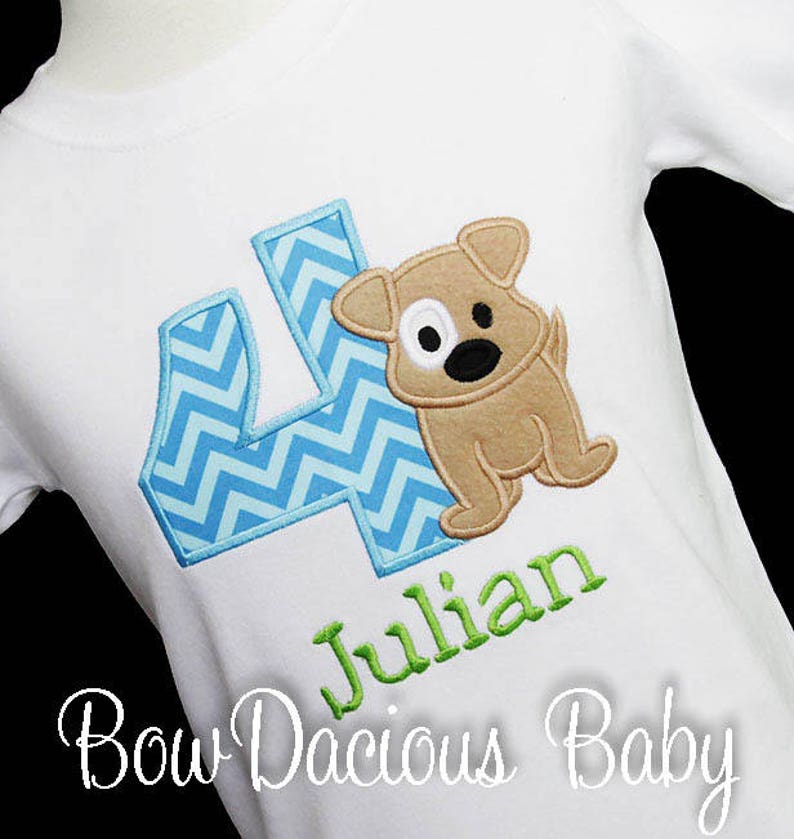 Dog Birthday Shirt Puppy Birthday Shirt or Bodysuit Custom Etsy