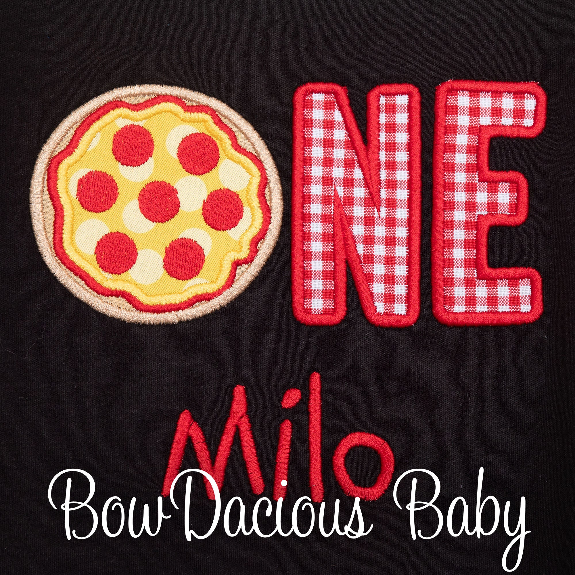 Pizza Party First Birthday Cake Smash Outfit, Pizza Birthday Romper, Any Age and Colors, Custom