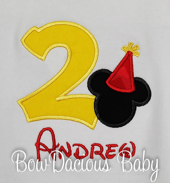 personalized mickey hat