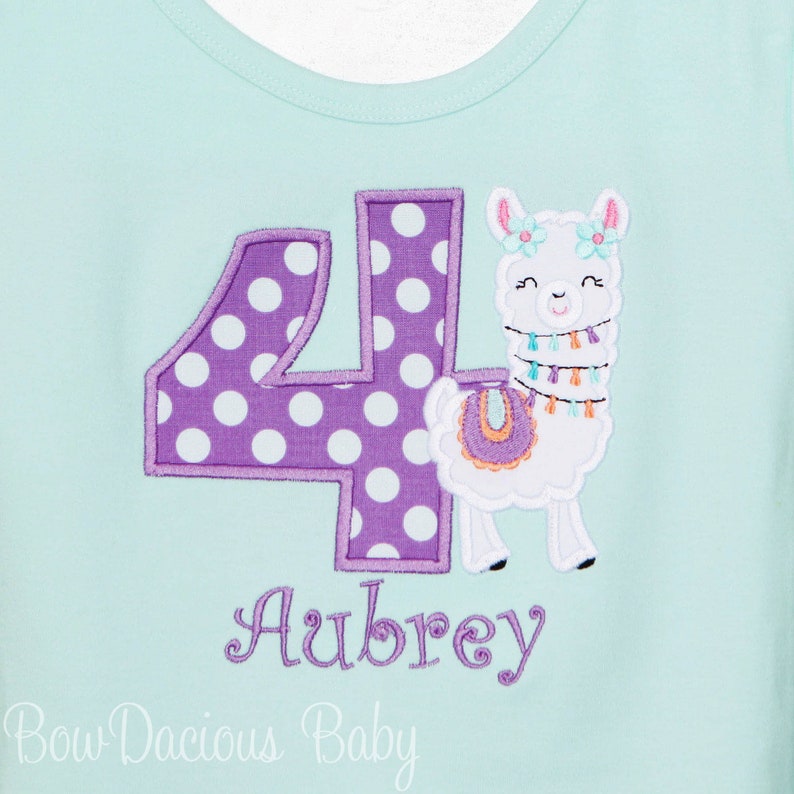 Boho Birthday Girl Birthday Outfit Llama Birthday Party Custom 1st 2nd 3rd Any Age Llama Birthday Shirt