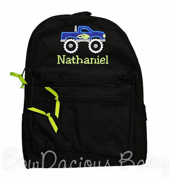 monster truck backpack