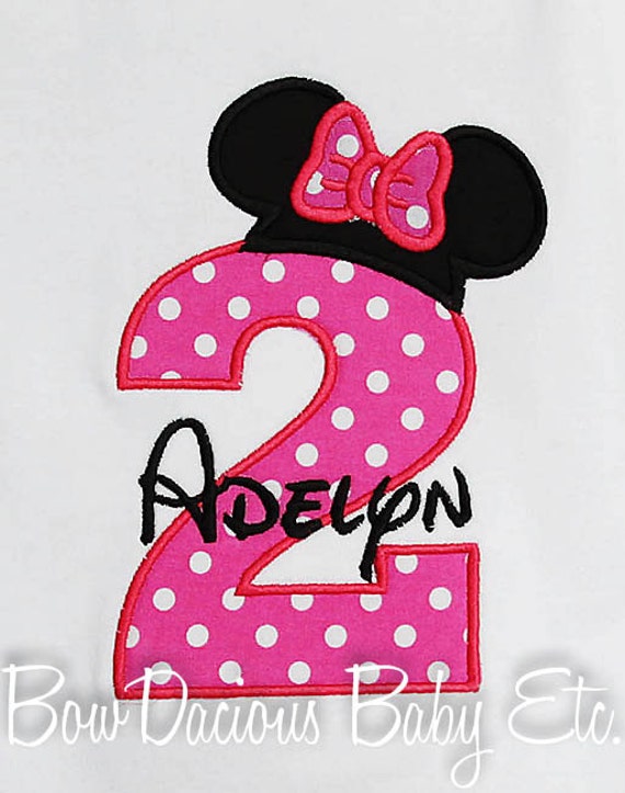 Minnie Mouse Birthday Shirt, Minnie Birthday Shirt, Girls Birthday Shirt, Custom Birthday Shirt, Personalized Birthday Shirt, Birthday Shirt Il_570xn