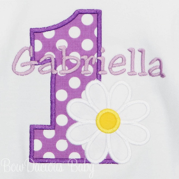 Daisy Birthday Shirt, Daisy Outfit, Baby Girl 1st Birthday Shirt or