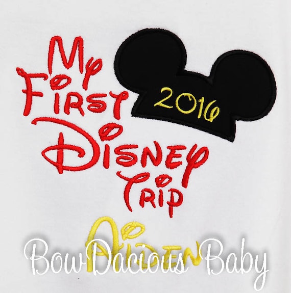 My First Disney Trip Shirt, Personalized Il_570xn