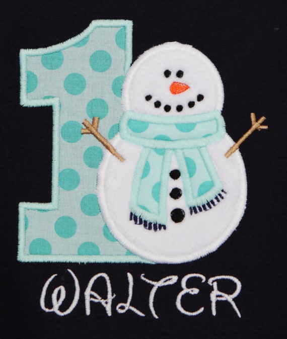 Snowman Birthday Shirt, Winter Birthday Outfit, Winter Onderland Outfit, First Birthday Snowman Shirt or Bodysuit, Snowman Birthday Party Il_570xn
