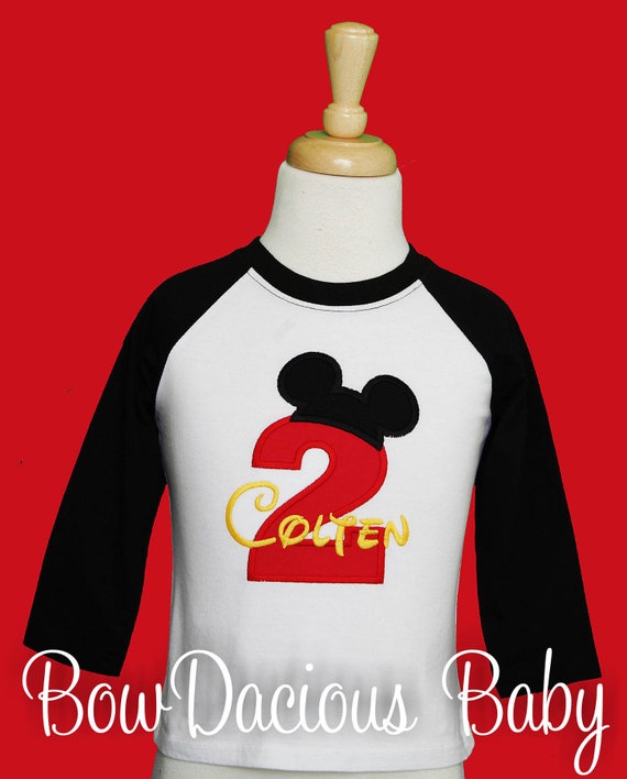 Mickey Mouse Birthday Shirt Il_570xn