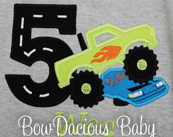 Monster Truck Birthday Shirt, Custom