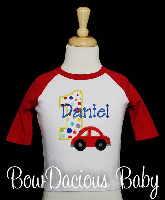 Car Birthday Shirt, Custom Il_570xn