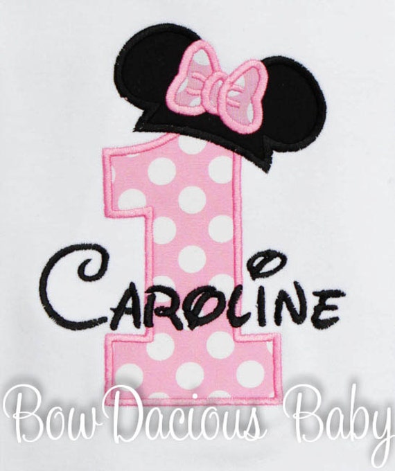 Custom Minnie Birthday Shirt, Girls Minnie Mouse Birthday Shirt, Custom Fabrics, Girls Birthday Shirt, Shirt, Tank, Il_570xn