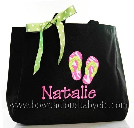 Items similar to Personalized Swim Tote Bag, Girls or Boys, Custom