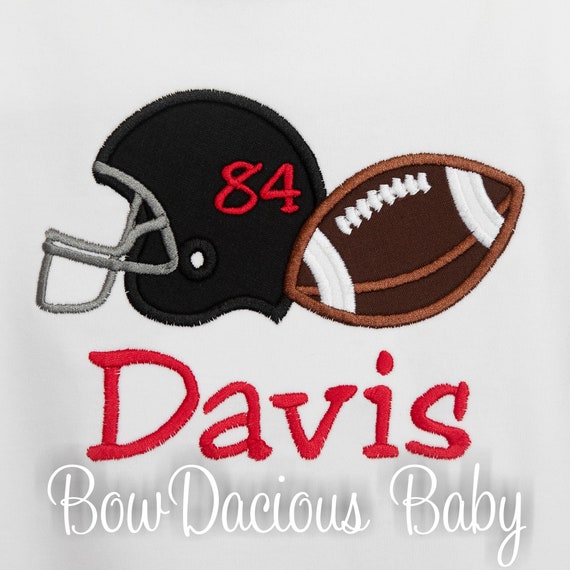 Personalized Football Shirt, Football Toddler Shirt, Cute Fall Shirt, Football Name Toddler Shirt, Custom, Any Colors Il_570xn