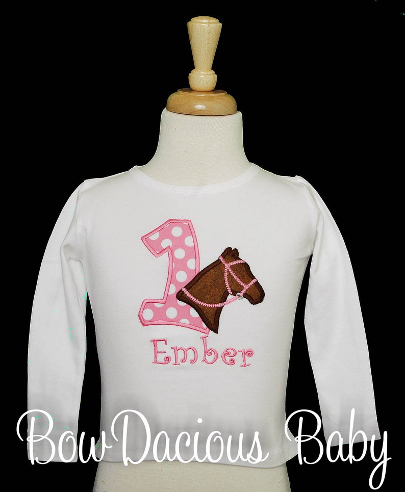 Horse 1st Birthday Shirt Horse Birthday Shirt Girls Horse Etsy