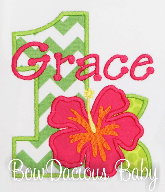Hibiscus Birthday Shirt, Custom Il_570xn