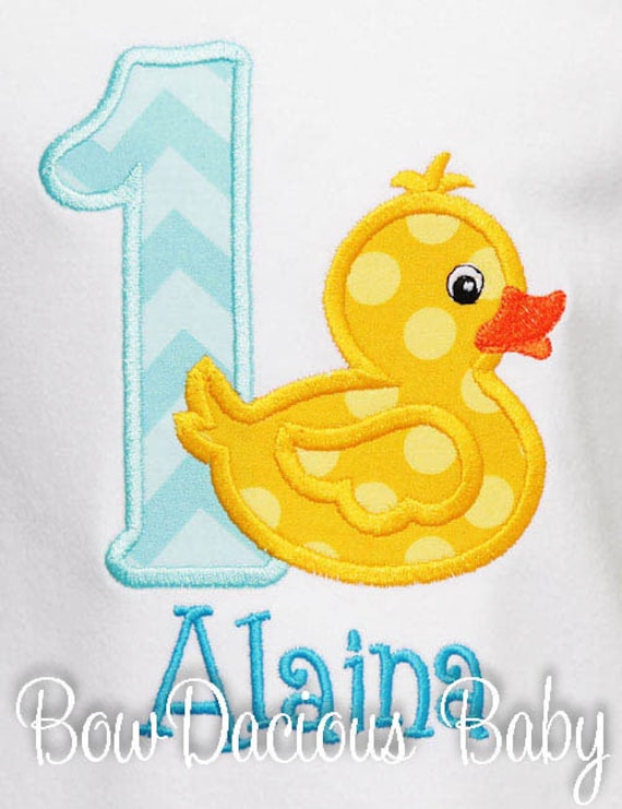 rubber ducky 1st birthday outfit