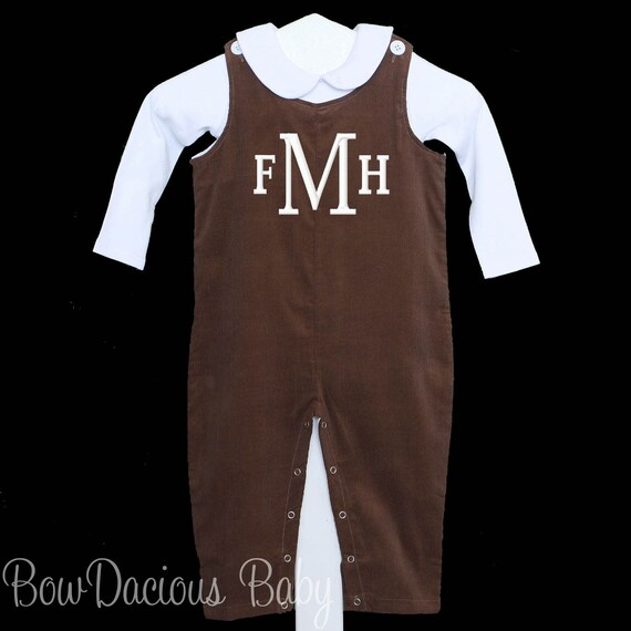 Boys Monogrammed Corduroy Longall, Custom Il_570xn