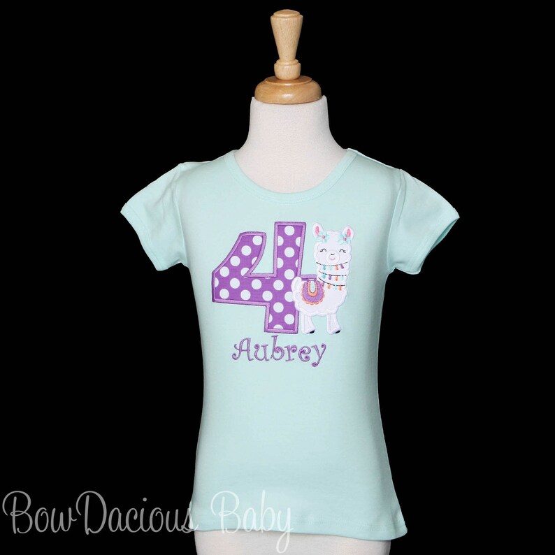 Boho Birthday Girl Birthday Outfit Llama Birthday Party Custom 1st 2nd 3rd Any Age Llama Birthday Shirt