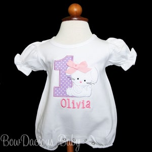 Bunny First Birthday Outfit, Bunny Birthday Romper, Some Bunny is One, Bunny First Birthday, Bunny Birthday Outfit, Custom, Any Colors
