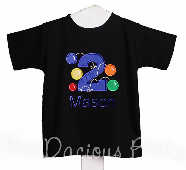 Bouncy Ball Birthday Shirt Bouncy Ball Shirt Custom Boys Etsy
