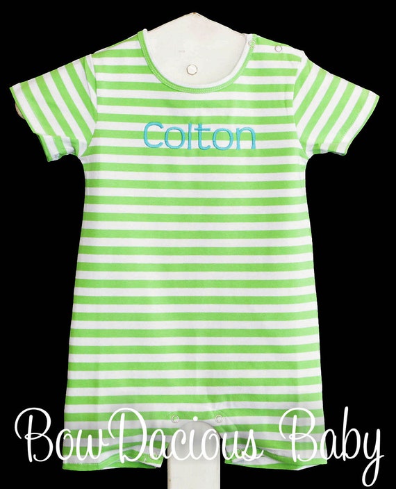 Boys Personalized Outfit, Boys Romper, Toddler Romper, Monogram Romper, Infant Romper, Custom Outfit with Name, Easter Outfit, Personalized Il_570xn