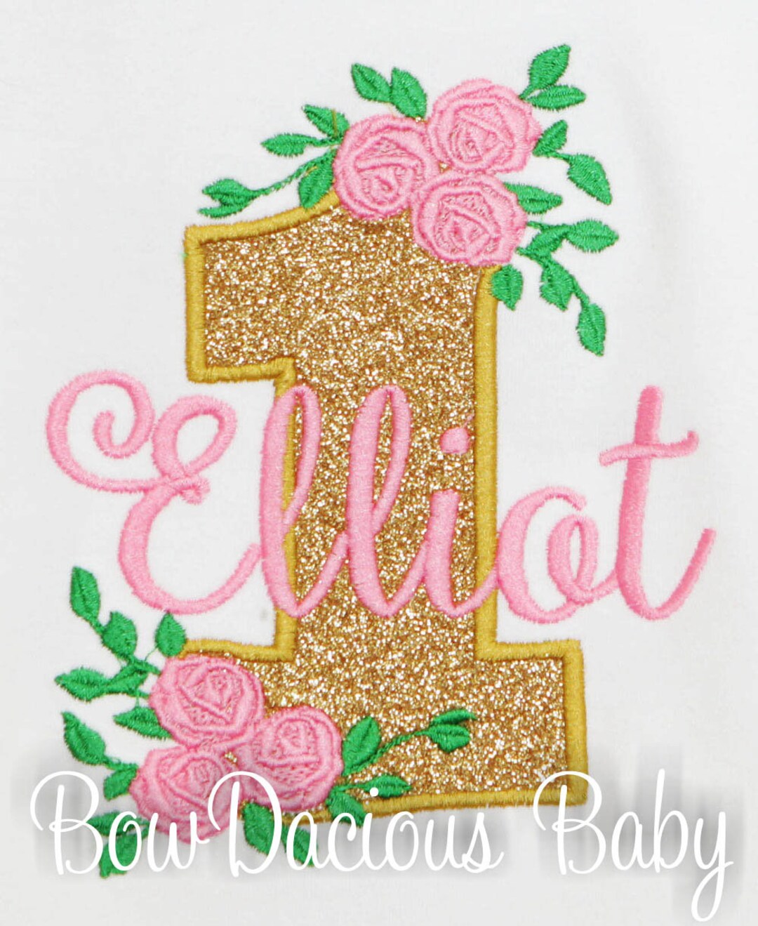 Rose Birthday Shirt Girl's Flower Birthday Shirt or Etsy