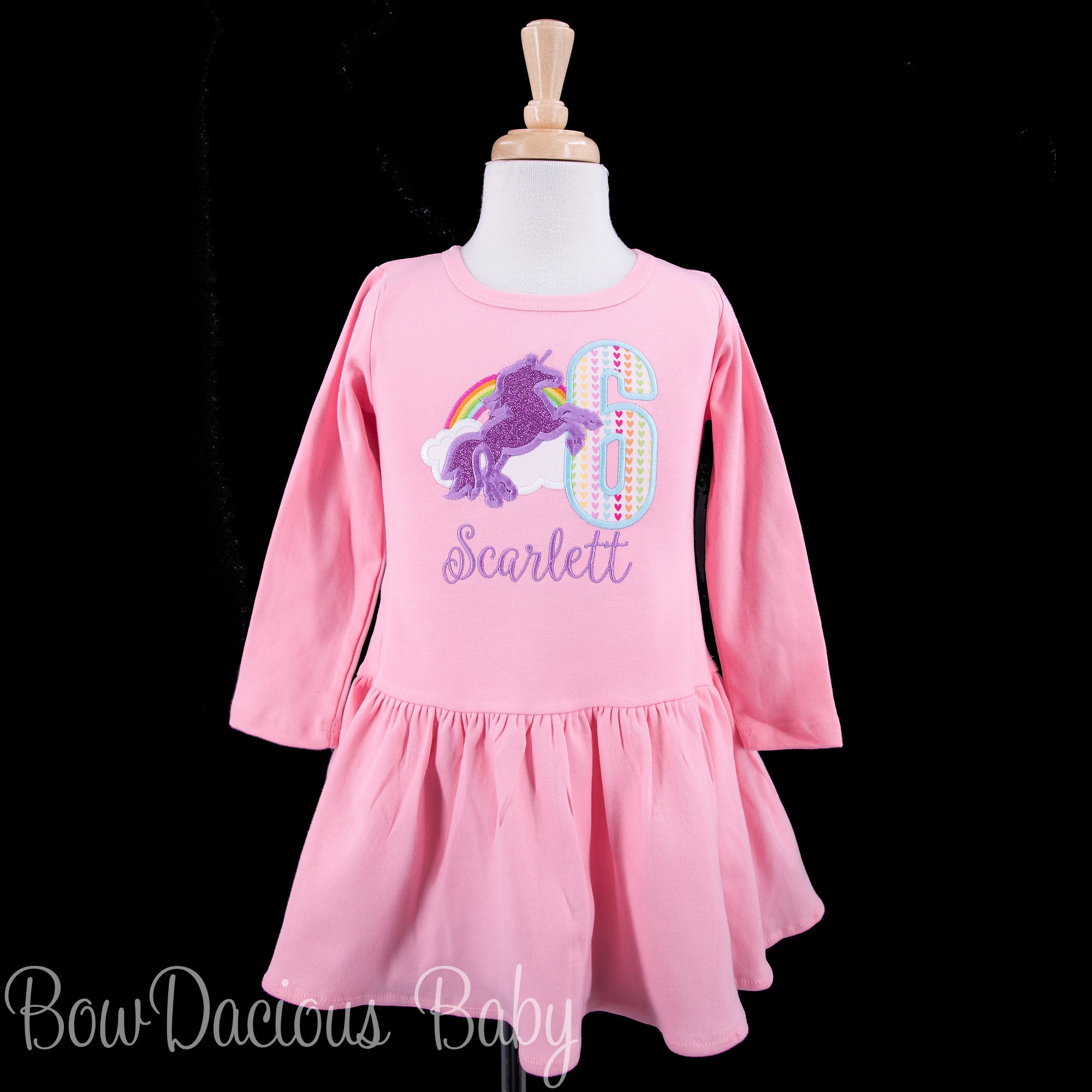 Unicorn Birthday Dress - Etsy
