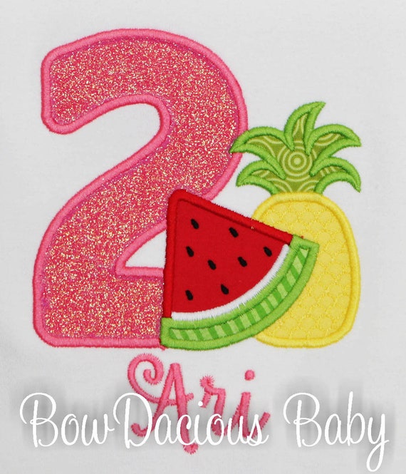 Tutti Fruitti Birthday, Twotti Fruitti Party, Twotti Fruity Shirt, 2nd Birthday, Fruit Party, Fruit Birthday Shirt, CUSTOM AGE/COLORS Il_570xn