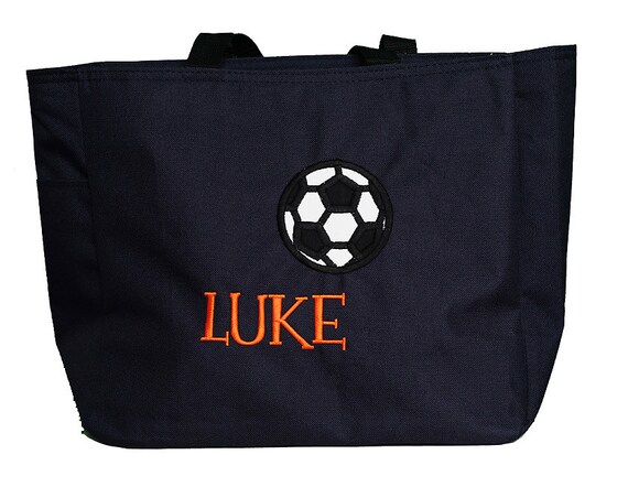 Soccer Bag, Boys Tote Bag, Custom Tote Bag, Personalized Tote Bag, Monogrammed Tote Bag, Birthday Gift, Basketball Bag, Baseball Il_570xn
