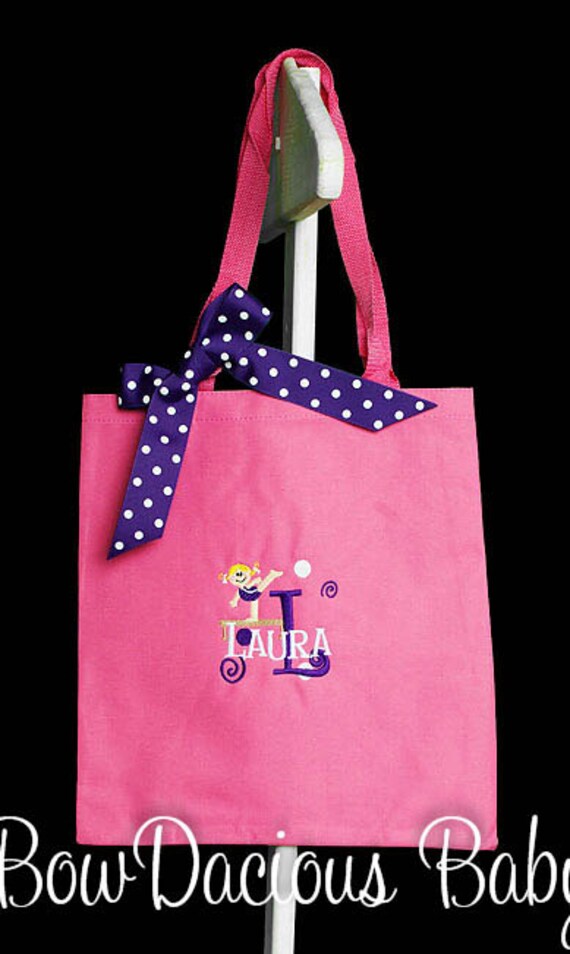 gymnastics bag personalized
