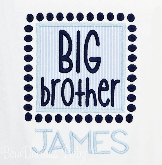 Big Brother Shirt, Custom Big Brother Shirt or Bodysuit, Custom