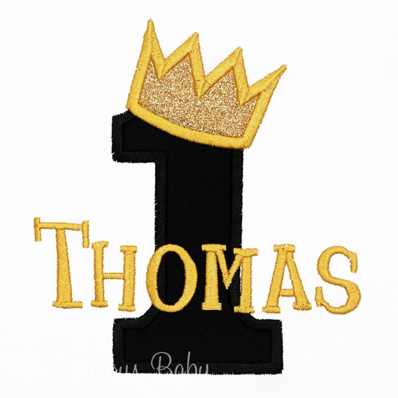 1st Birthday Shirt, King Birthday Shirt, Boy's King Birthday, Crown Embroidery Shirt, Boy Embroidery Shirt, Custom, Any Age and Colors Il_570xn