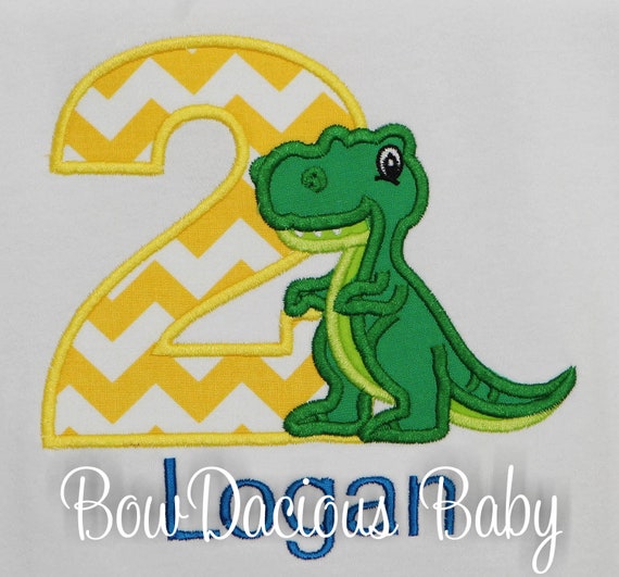 T Rex Shirt, T Rex Birthday Shirt, Dinosaur Birthday Shirt, Choose Any Number and Colors Il_570xn
