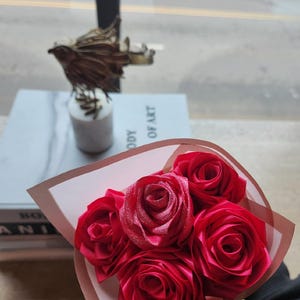 Eternal Satin Rose Bouquet