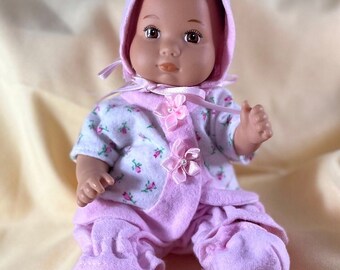 Pink Layette Set Fits 8 Inch Caring for Baby dolls