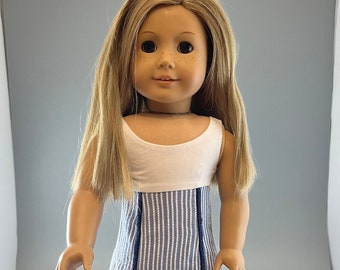 Sleeveless A-line Style Dress fits American Girl and 18 inch dolls