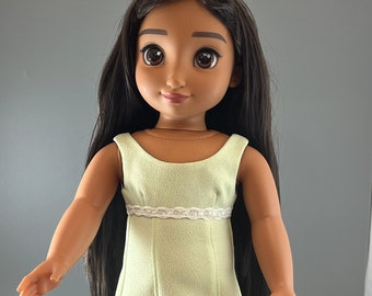 Sleeveless A-line Style Dress fits American Girl and 18 inch dolls