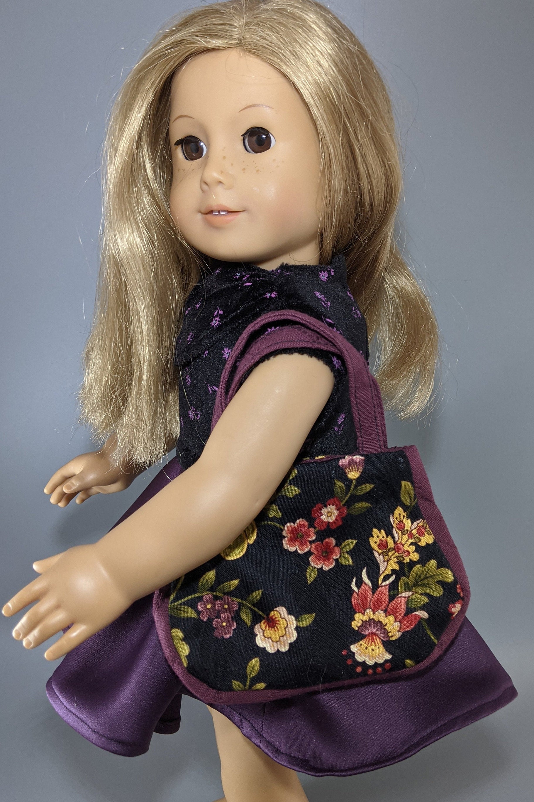 Miniature Designer Purse for Dolls including American Girl 18 Etsy