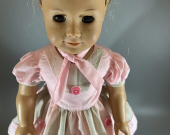 1950s Inspired Square Dancing Dress, Slip and Necktie/Scarf fits American Girl and other 18 inch dolls